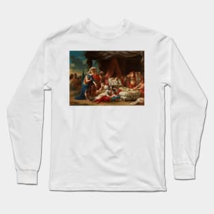 Death of Darius' Wife by Louis-Jean-Francois Lagrenee Long Sleeve T-Shirt